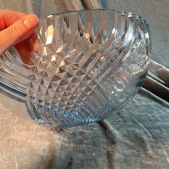 Ice Blue Glass Bowl - Picture 3 of 4